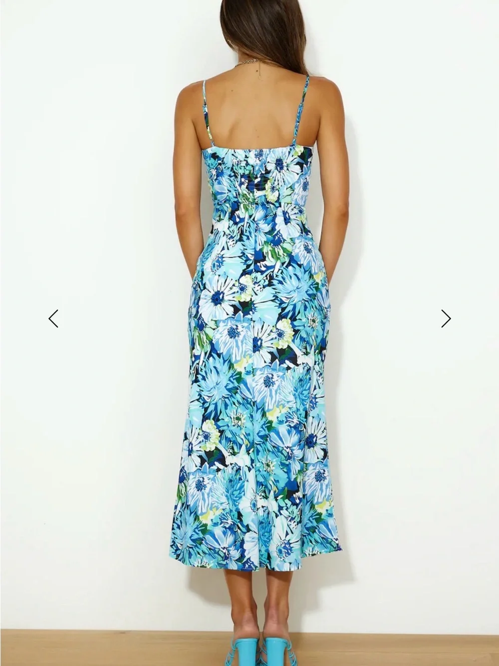 Hello Molly By The Garden Maxi Dress Blue - Picture 5 of 10